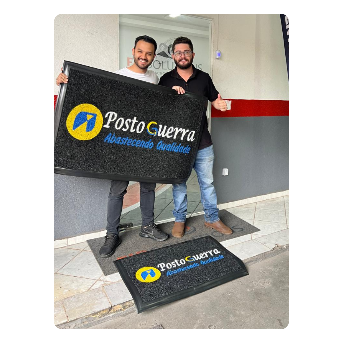 Capachos personalizados Posto Guerra