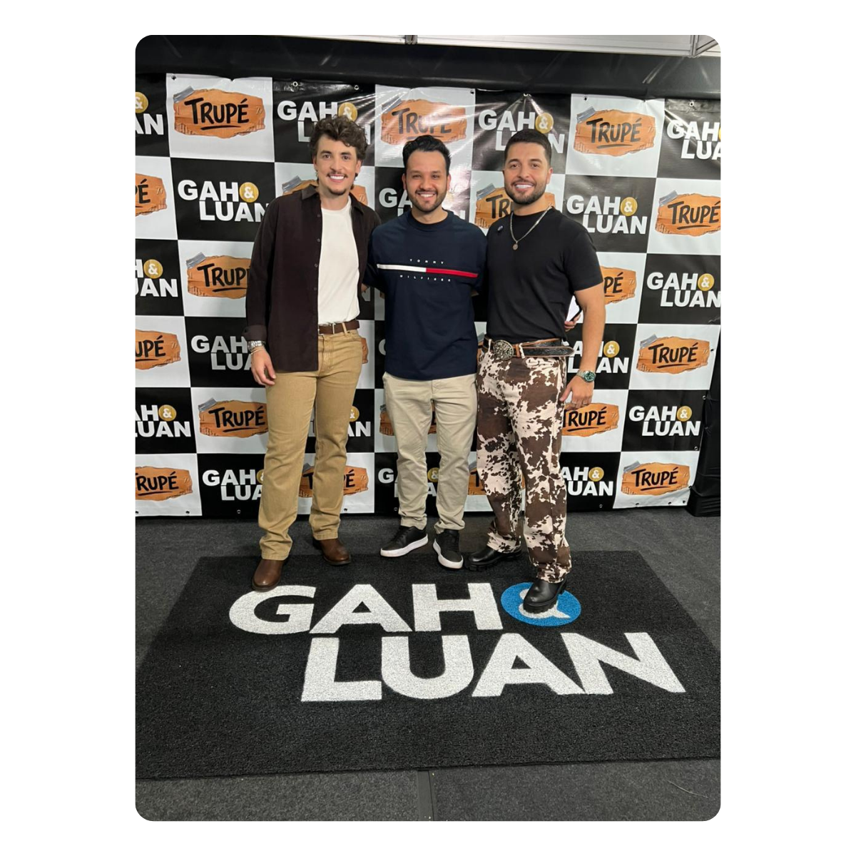 Capacho personalizado Gah & Luan / Trupé